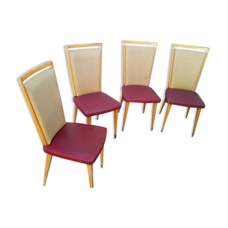 4 old chairs