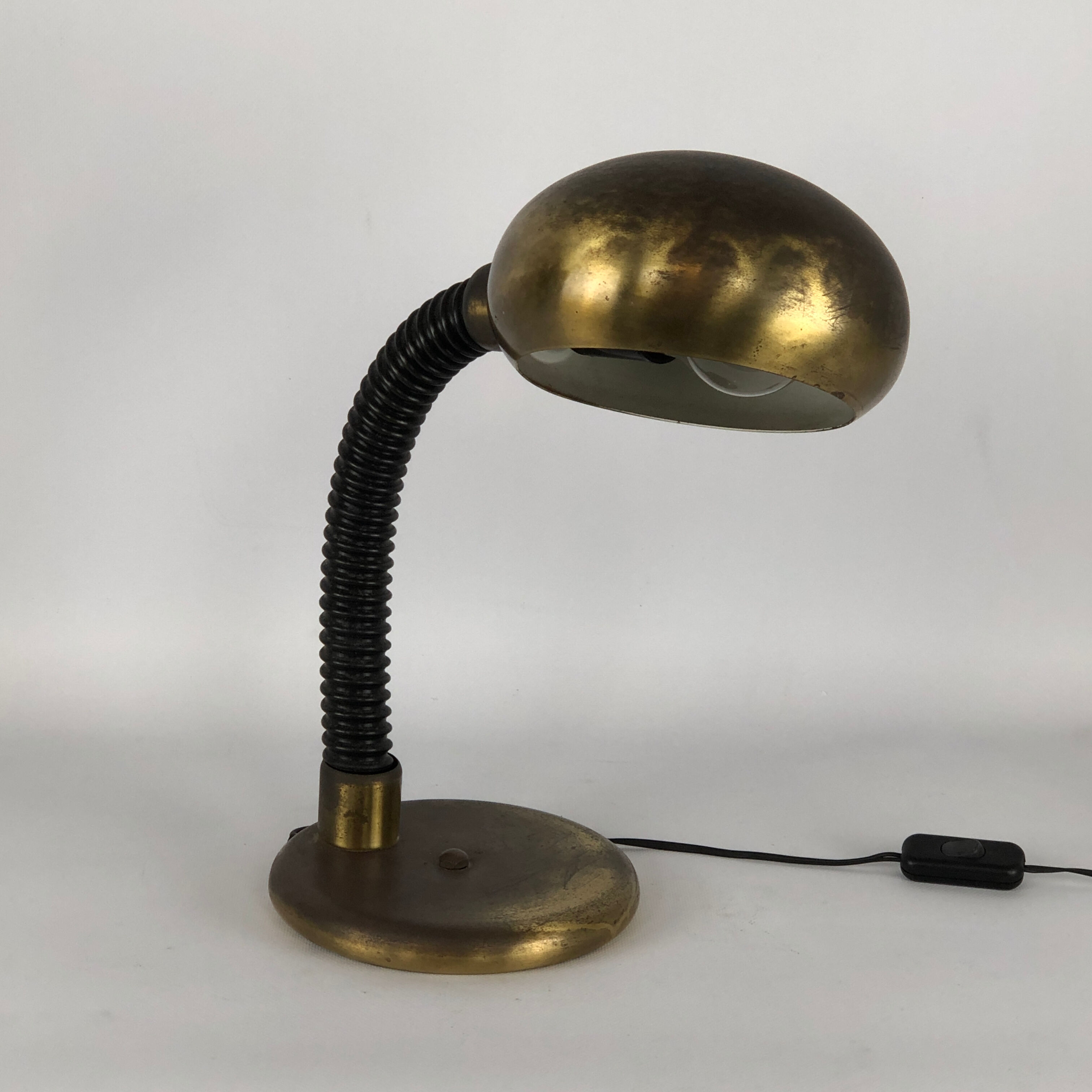 Vintage Targetti metal table lamp