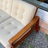 Scandinavian teak sofa from the 60s 70s vintage Danish design