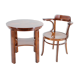 Fauteuil et bureau des années 1910 J & J Kohn Nr.704 , Tchécoslovaquie