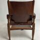 Leather safari armchair by Wilhelm Kienzle for Wohnbedarf, 1950s