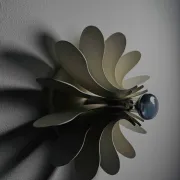 One-Off Bolide Wall Lamp By Hermian Sneyders De Vogel For Raak Amsterdam, The Netherlands, 1970S