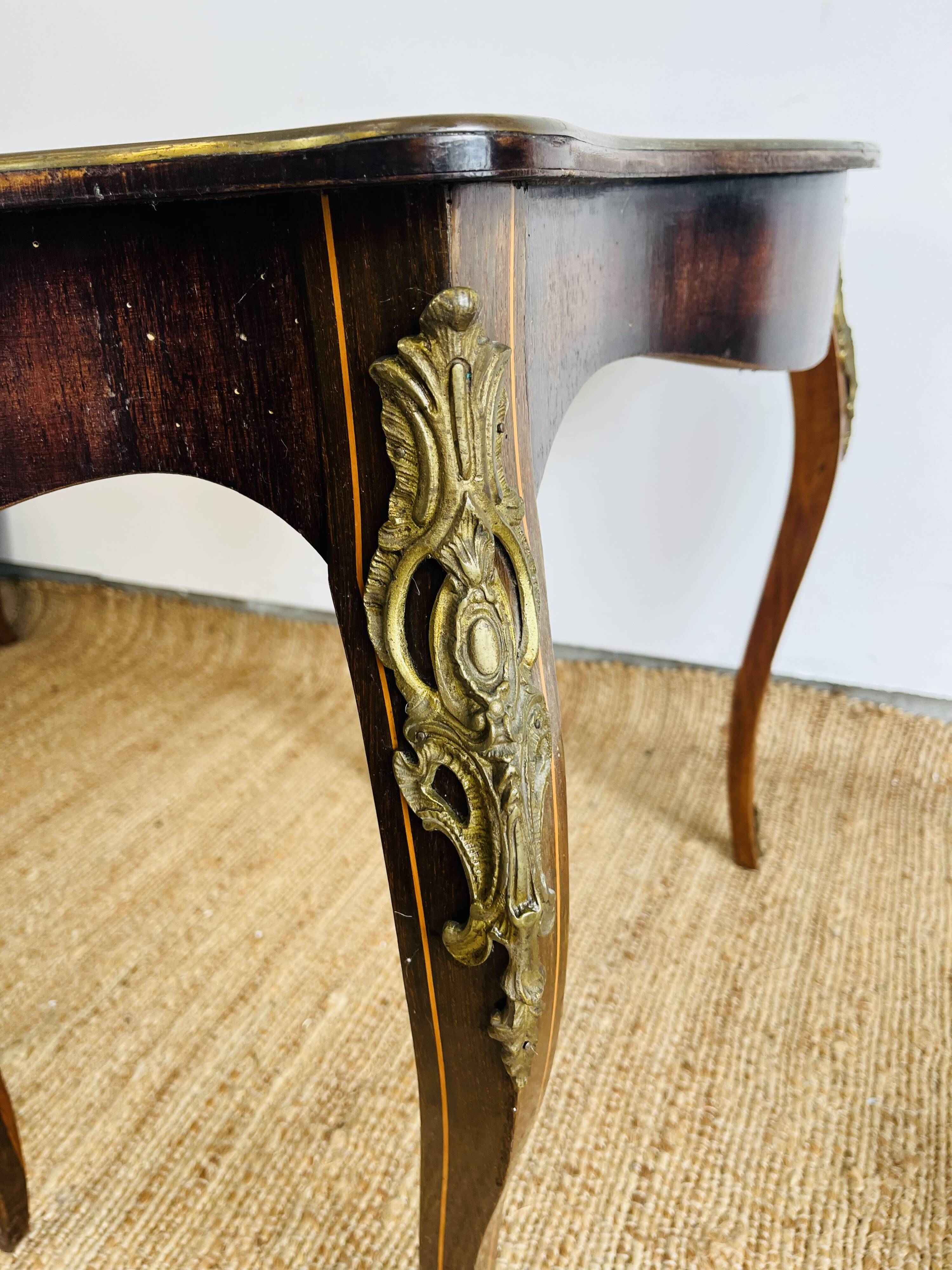 Louis XV style inlaid violin table – Napoleon III period