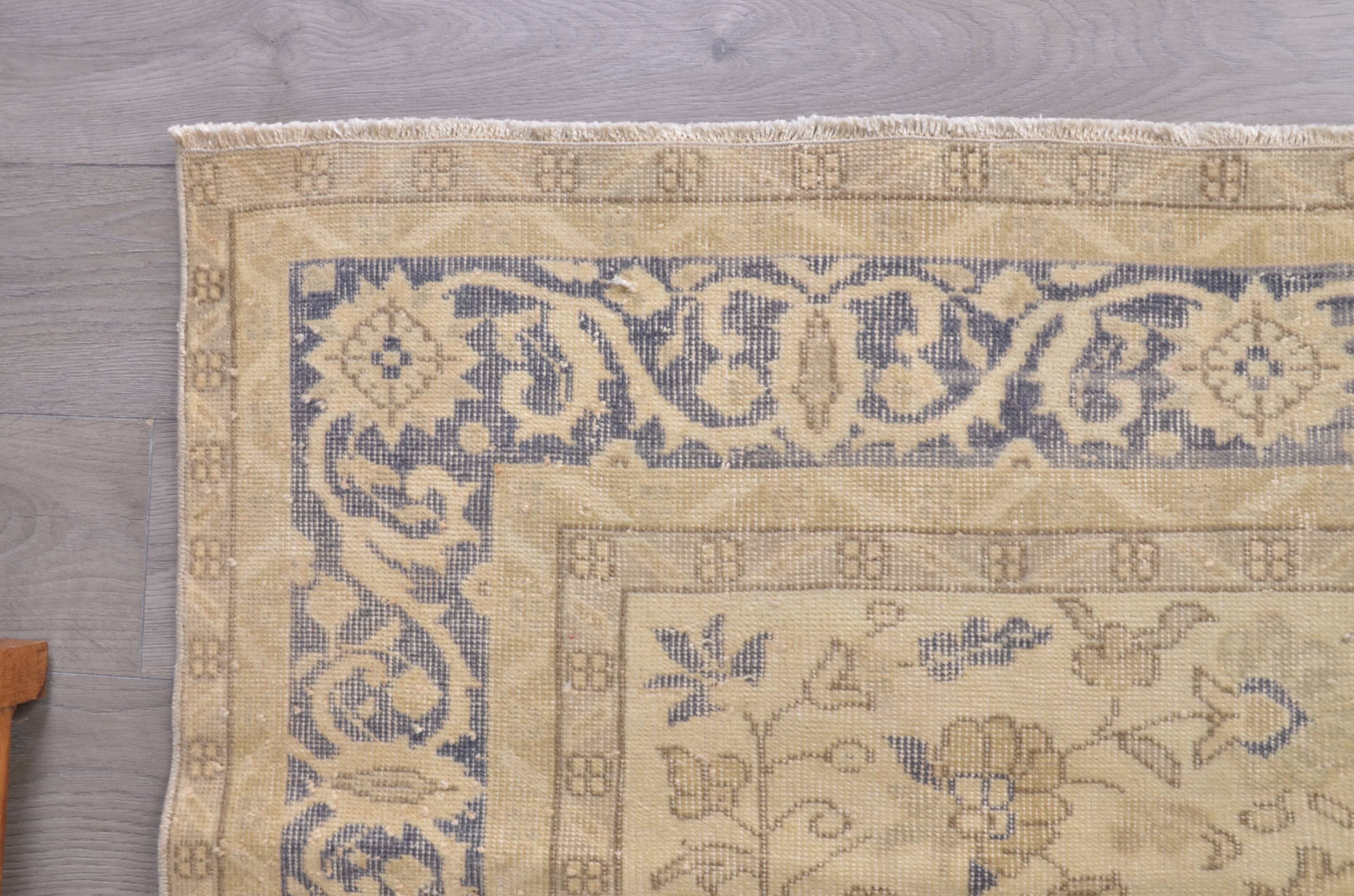 Oushak Handknotted Floral Rug sku 2166