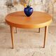 Table ronde scandinave extensible