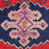 Handwoven persian rug oriental wool 62x87cm