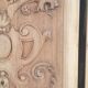 Pair of antique carved walnut panels