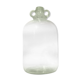 Demijohn in transparent glass