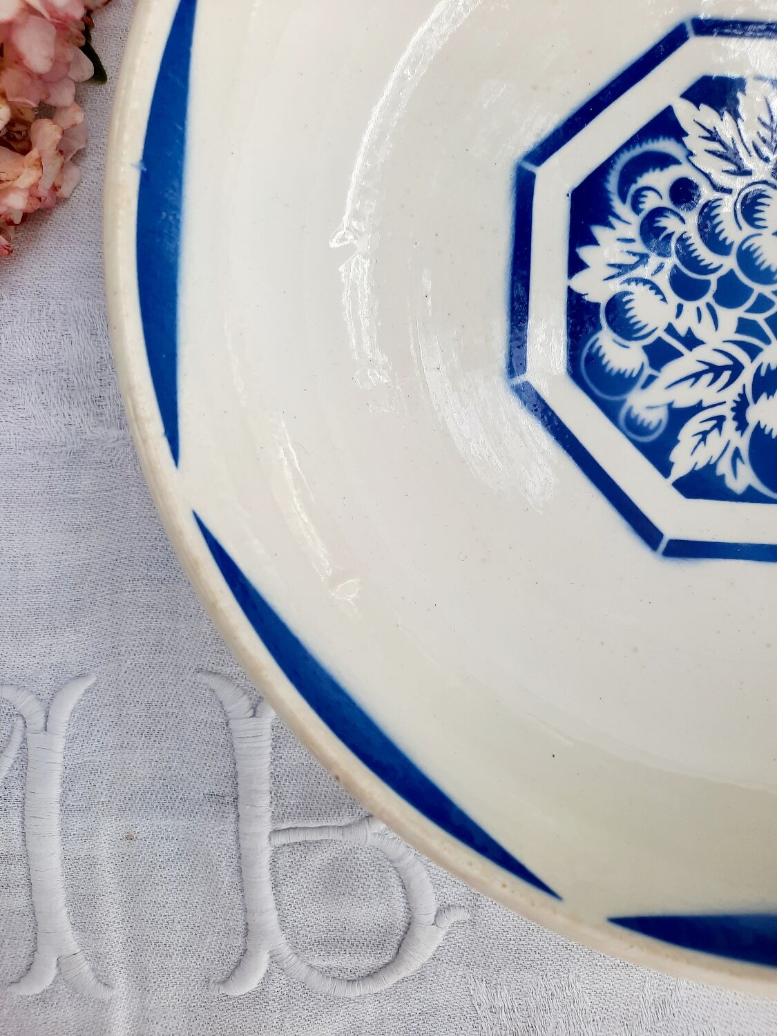 Old mounted plate Lunéville