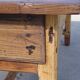 Restored antique farmhouse table, made entirely of solid oak.