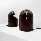 Pair of Space Age Lamps by Siberin Caronno, Italy 1970s