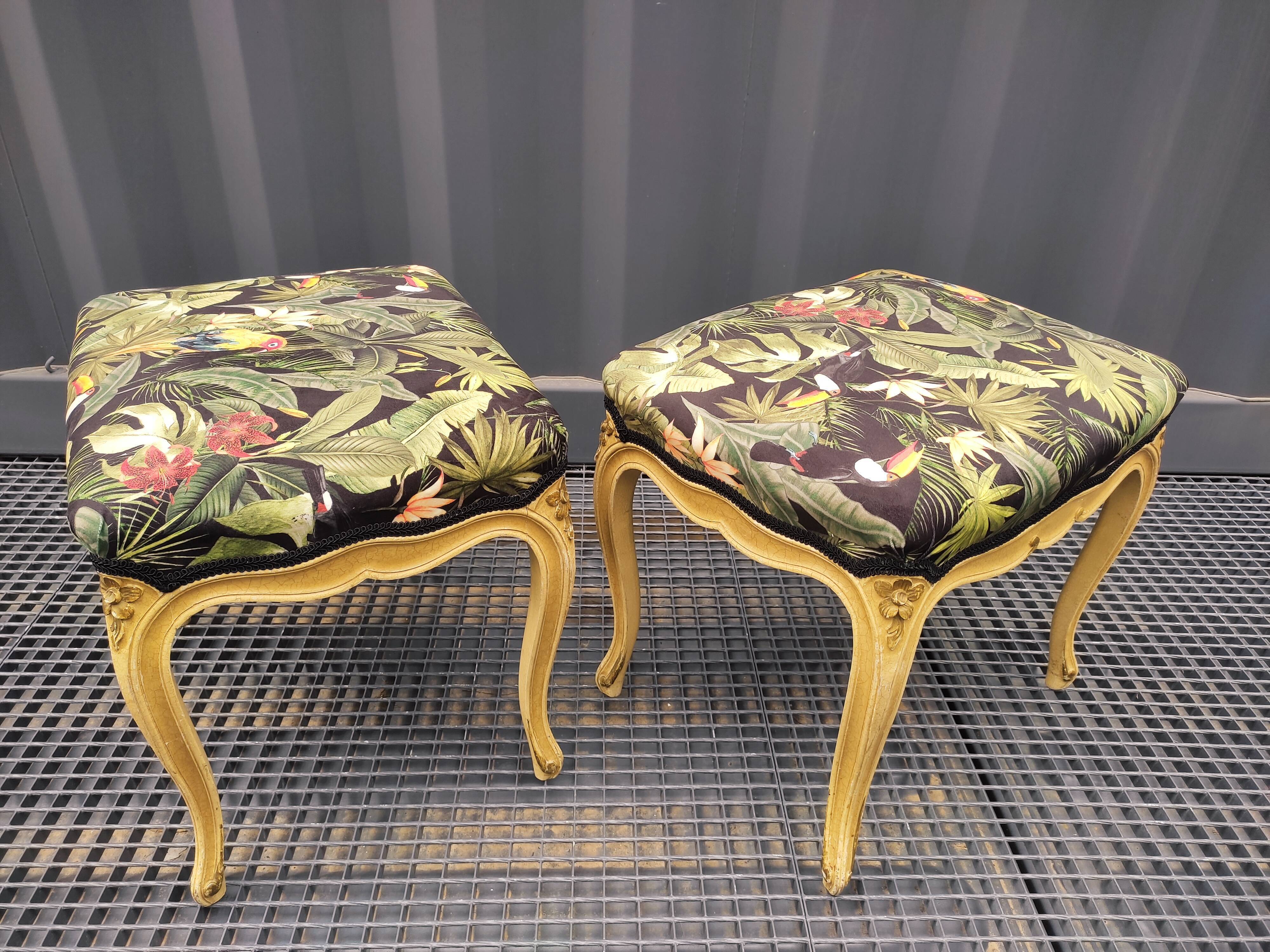 Pair of antique stools