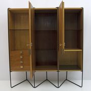 Taichiro Nakai Teak Wall Cabinet by Consorzio La Permanente Mobili, 1950s