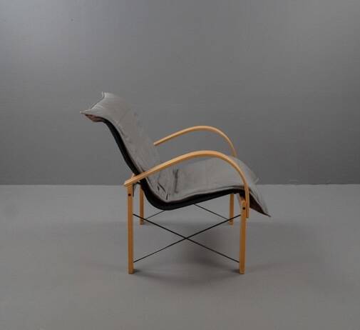 Leather Armchair by Tord Björklund for Ikea, 1980s