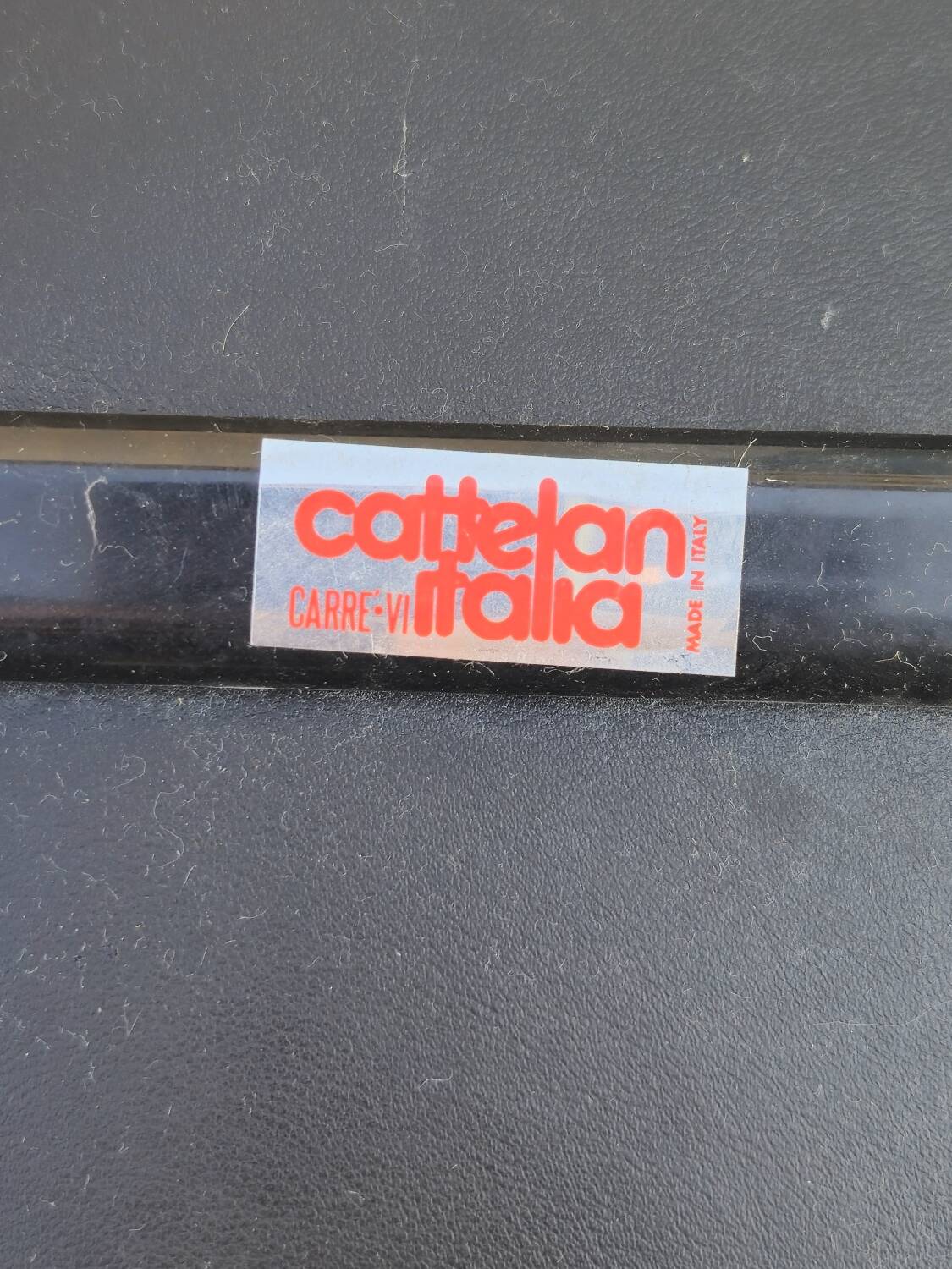 Set of 4 chairs Design Italy signed Cattelan 1980 vintage