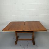 Small side table children's desk with flap