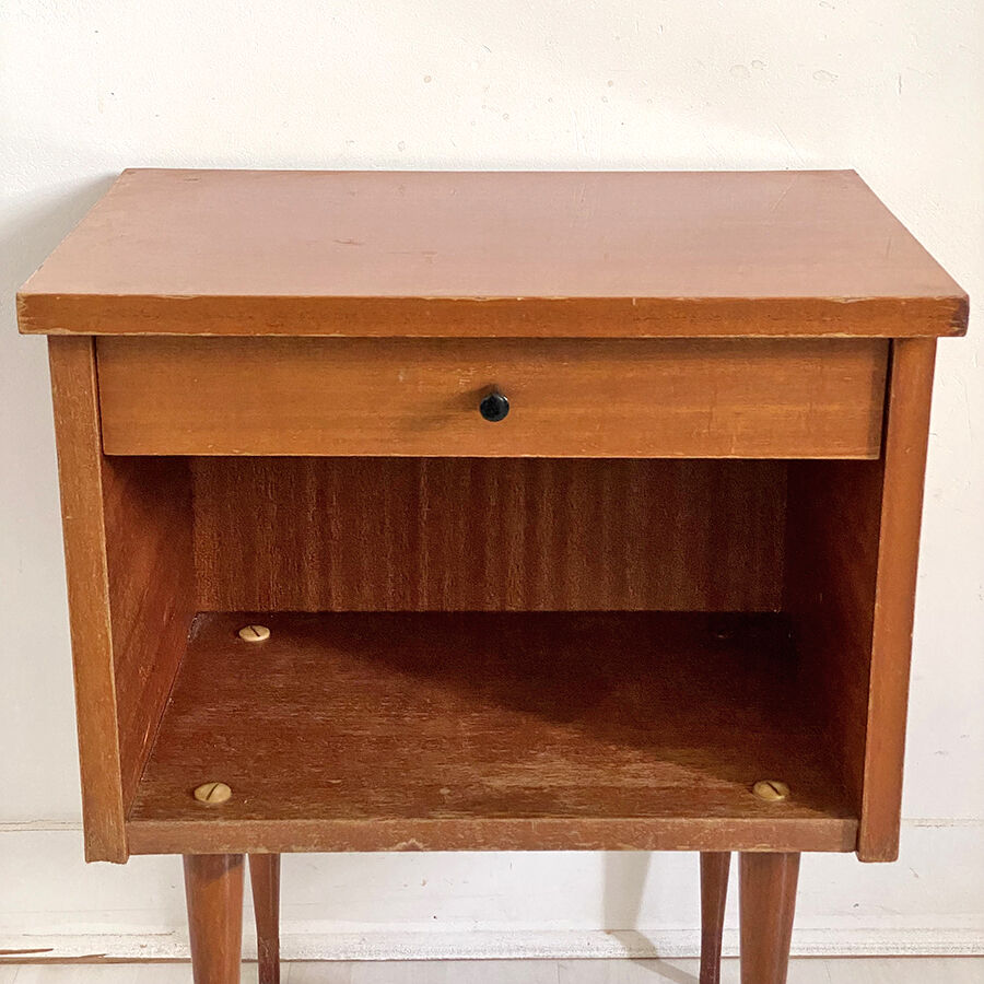 60's bedside table