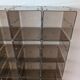 Set of 42 modular plexiglass lockers, Italy, 1970s