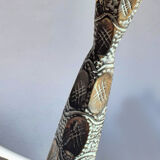 Vase vallauris black and gold