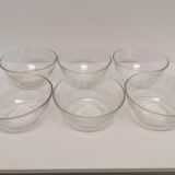 6 vintage Duralex bowls