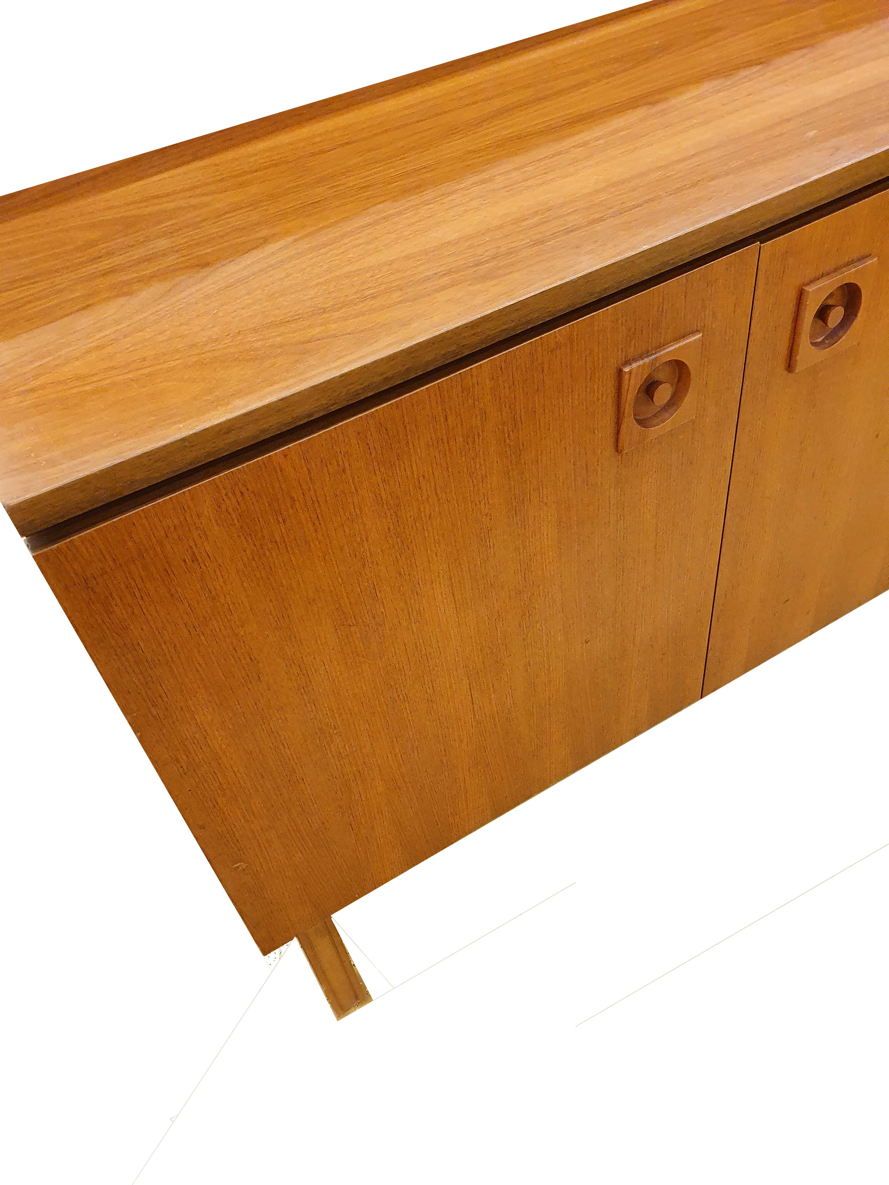 Vintage sideboard with drawers made in the 60s