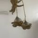 Angel chandelier, old art deco cherub 1930