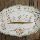Old Moustiers Style Earthenware Lion Soup Tureen