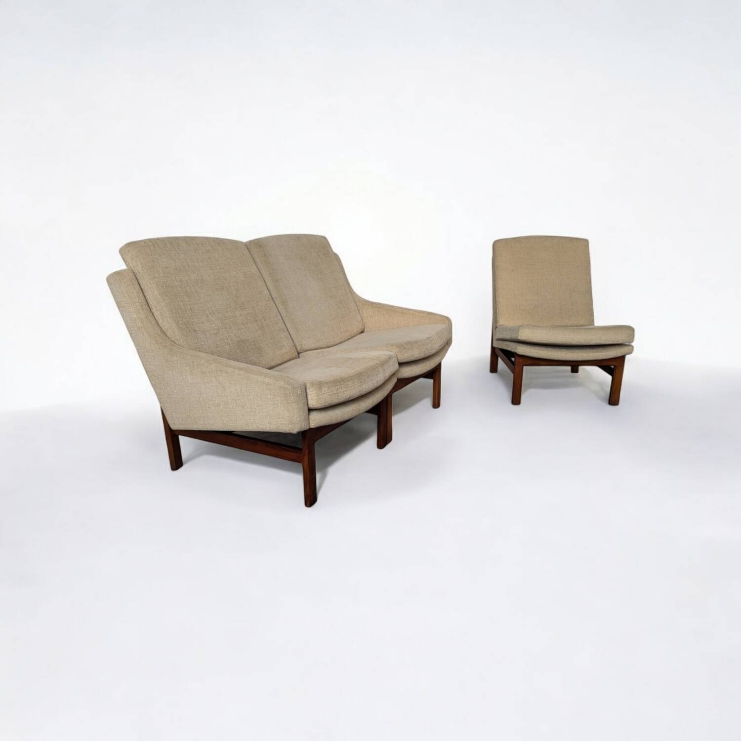 Canapé modulable vintage par Karel Vyčítal pour Dřevotvar Jablonné, 1960