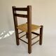 Set de quatre chaises paysannes paillées