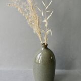 Maïté and Pierre Walter enameled stoneware vase, 1980s
