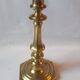 Antique bronze candlestick, 19th century, torch holder, candelabrum.