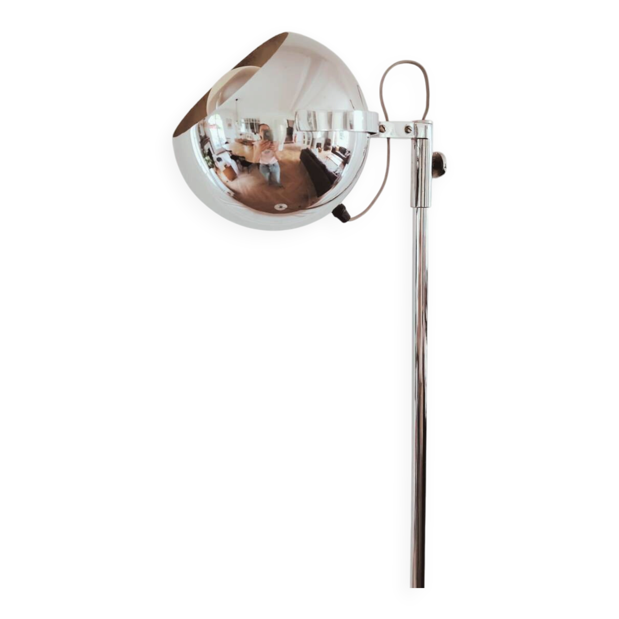 Renovated vintage Eye Ball floor lamp, 1970s