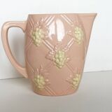 Pitcher slip digoin sarreguemines grape decor