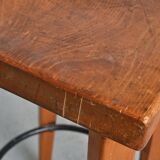 Tabouret haut par Christian Durupt, Méribel, circa 1960