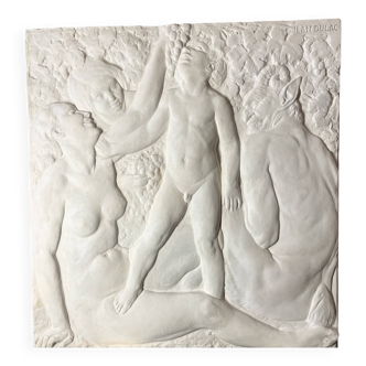 Bas relief by Jean Dulac “The Education of Bacchus”