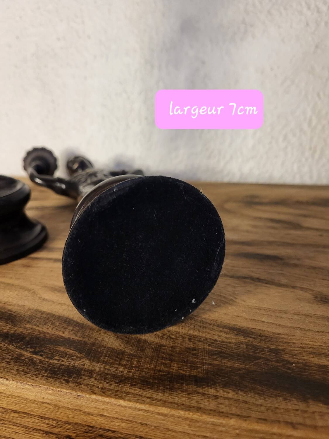 Statuette candle holder