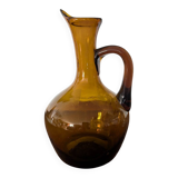 Amber blown glass carafe (1960)