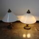 A pair of bedside lamps from the 1970s