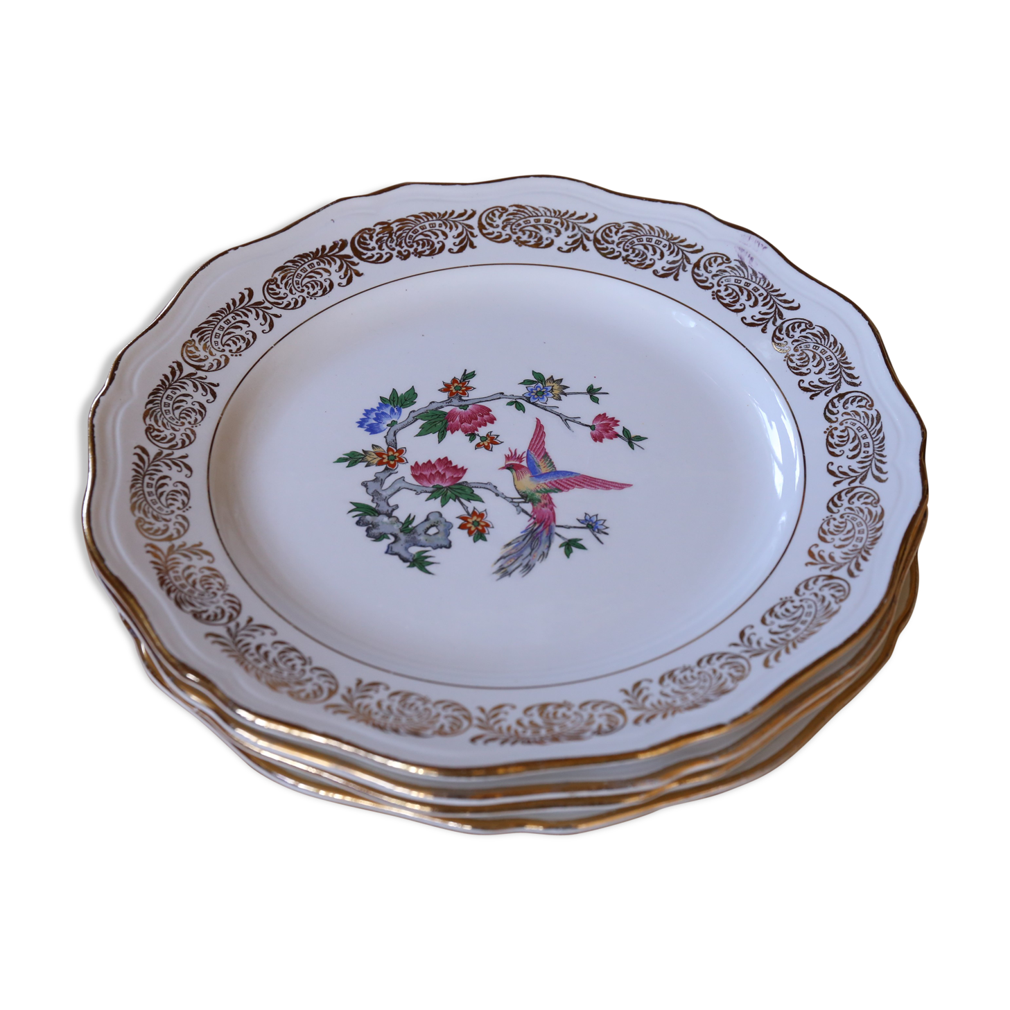 4 old plates the amandinoise