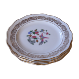 4 assiettes anciennes l'amandinoise