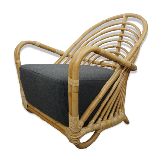 Rattan armchair model "charlottenborg" by Arne Jacobsen