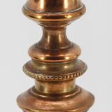 Old brass candle holder