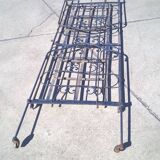 Napoleon III wrought iron folding bed
