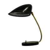 Charming brass and black metal table lamp