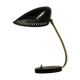 Lampe de table en laiton et métal noir