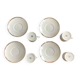 Set of 4 cups and 4 saucers Thomas Germany