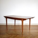 Scandinavian extendable table in teak of the 1960s