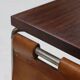 Rosewood Brabantia Nesting Tables with Leather Magazine Holder 1970s