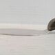 Art deco silver metal pie shovel