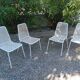 Chaises de jardin années 60